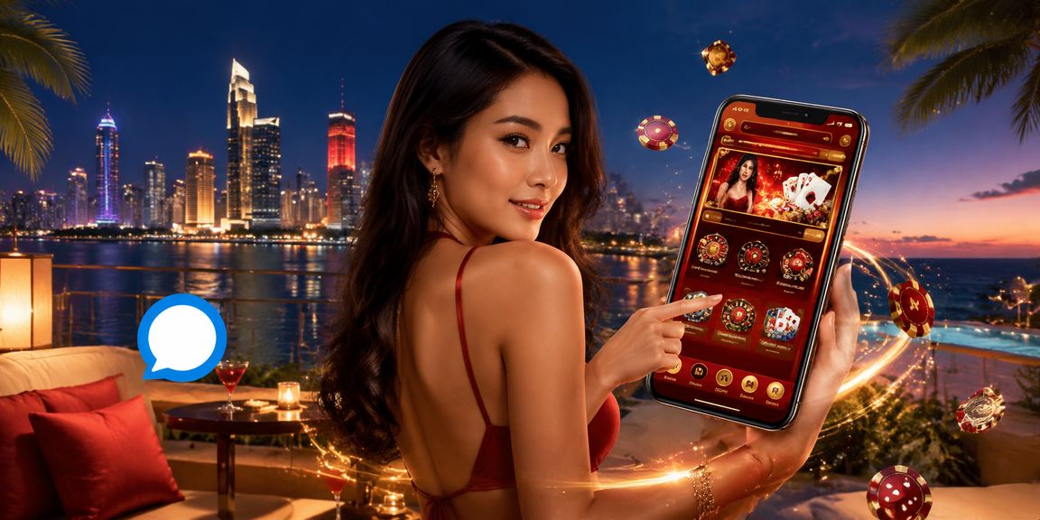 Người dùng Thành phố Hồ Chí Minh xem casino mobile trong không khí biển